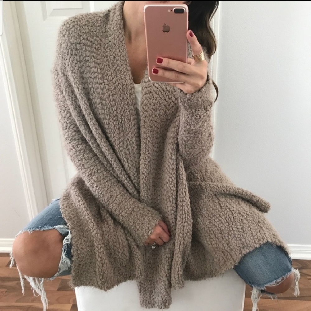 Mocha Drape Cardi